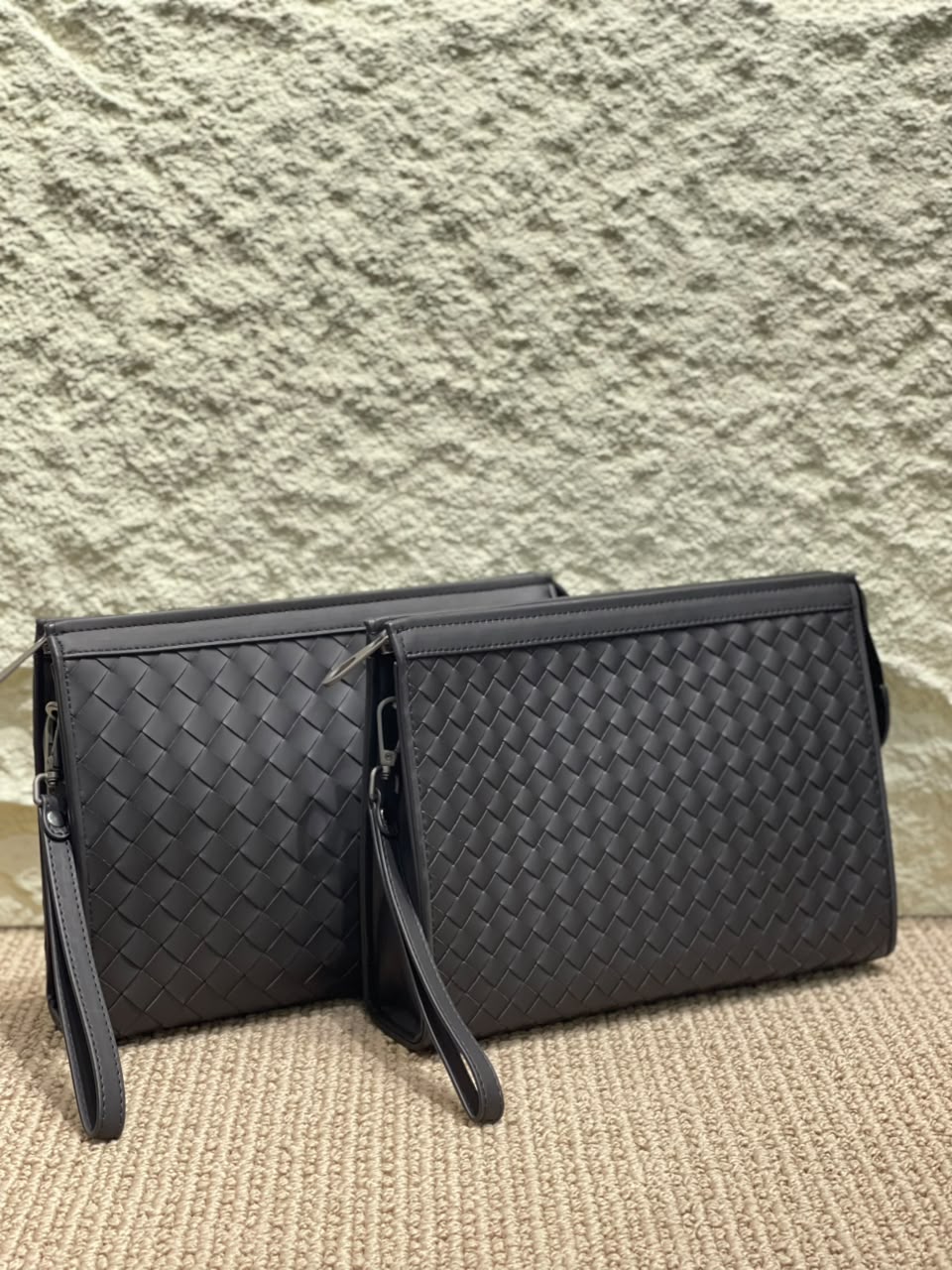 Bottega Veneta Clutch - Dark Grey