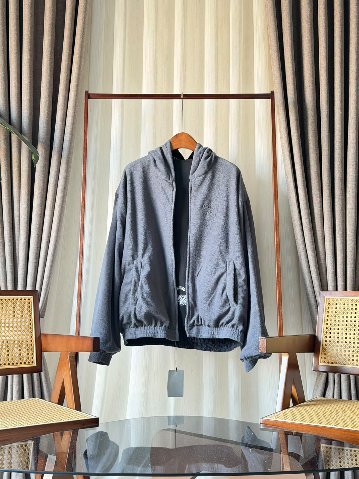 Balenciaga Hooded Jacket - Grey