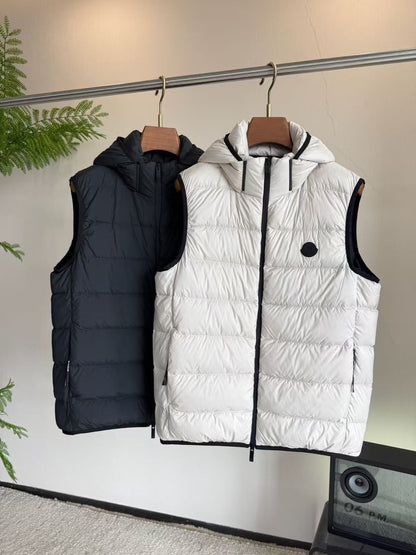 Moncler Puffer Jacket - White, Black