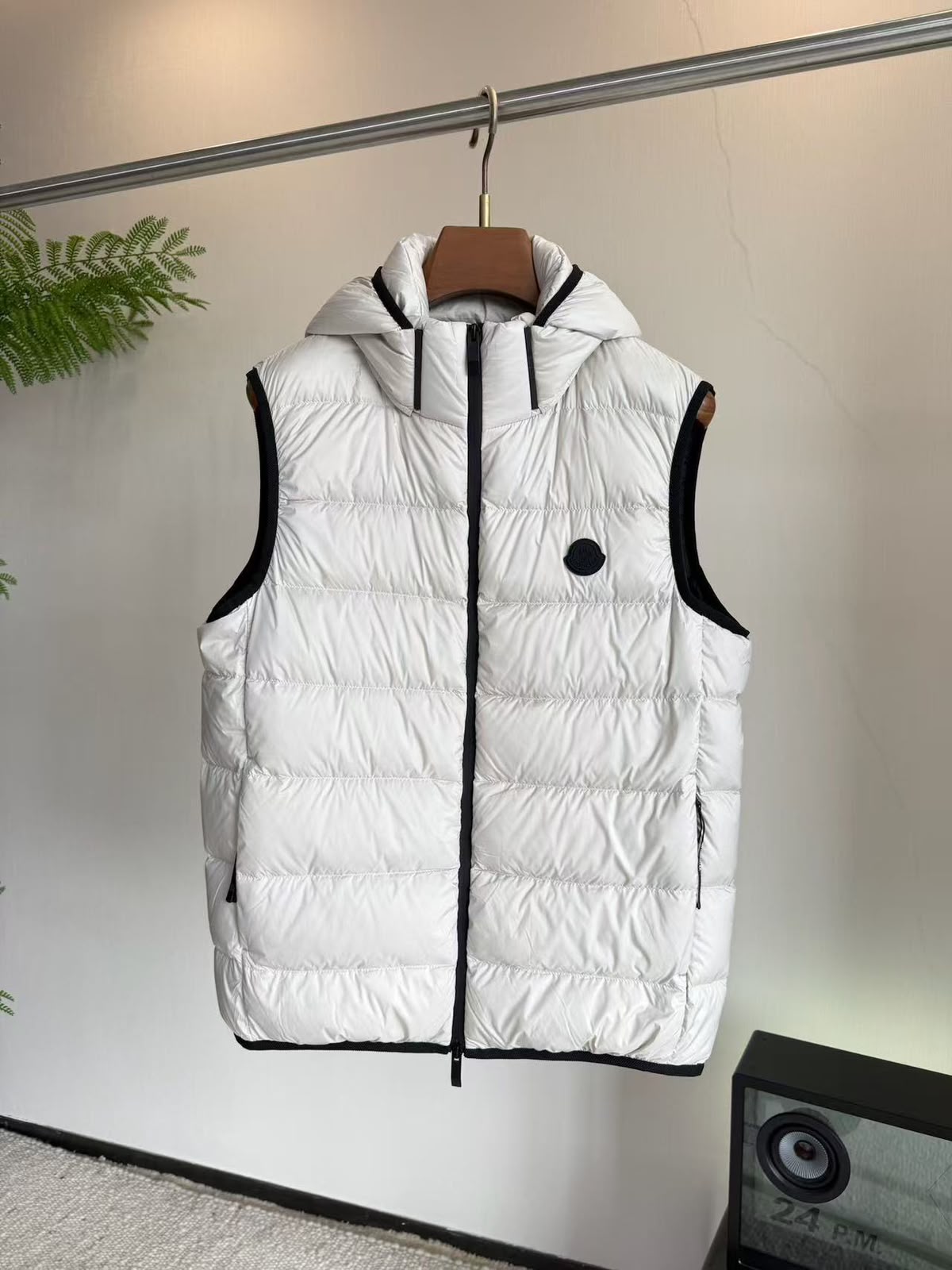 Moncler Puffer Jacket - White, Black