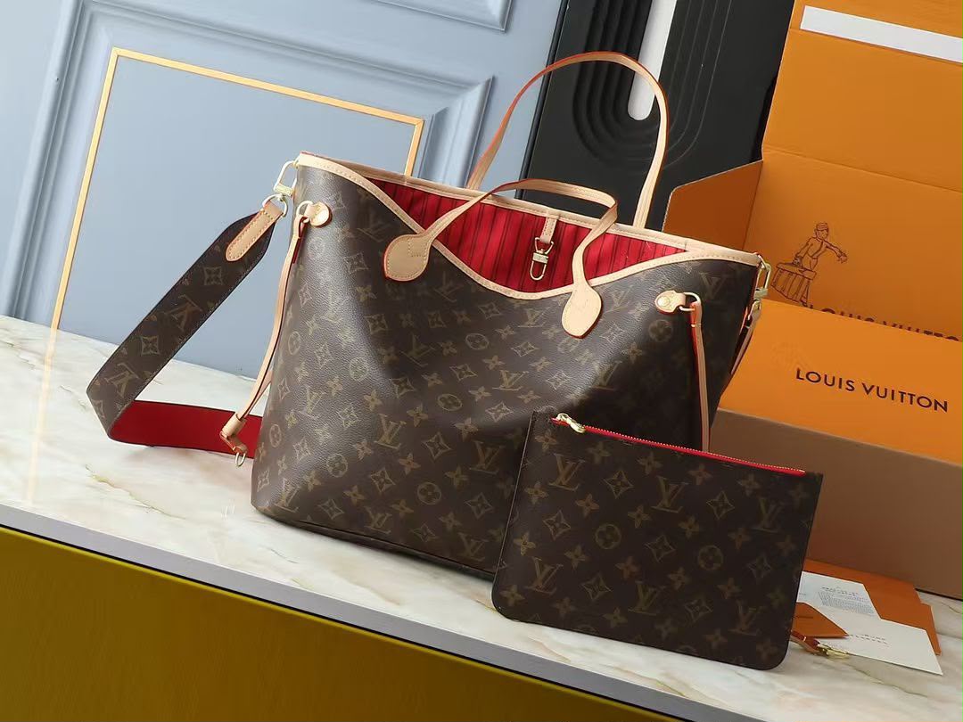 Louis Vuitton Classic Monogram Tote Bag - Brown Monogram