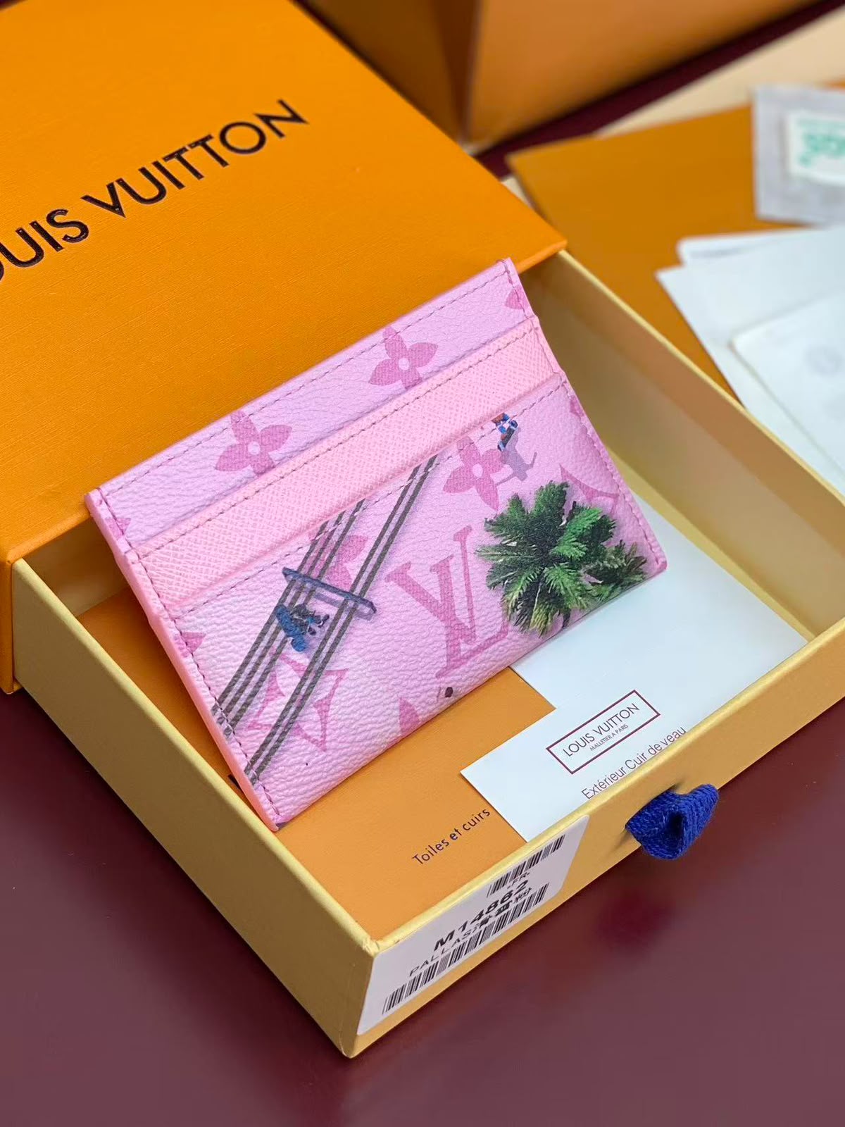 Louis Vuitton Card Holder - Pink Monogram