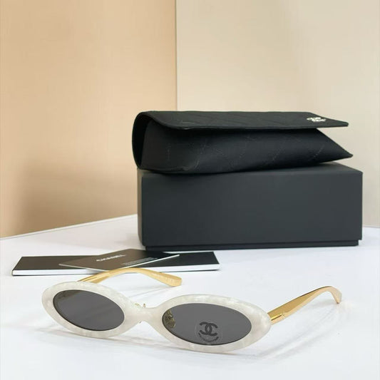 Chanel Oval Sunglasses - 