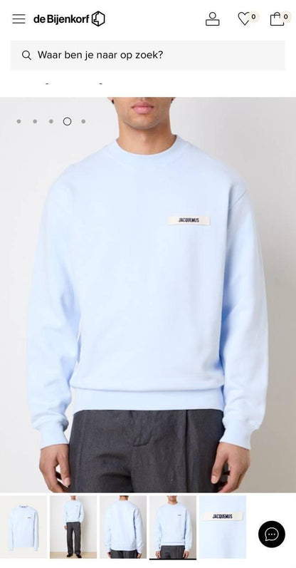 Jacquemus Sweater - Light Blue