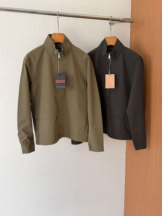 Zegna Jacket - Green, Dark Grey