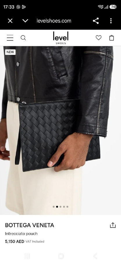 Bottega Veneta Clutch - Black