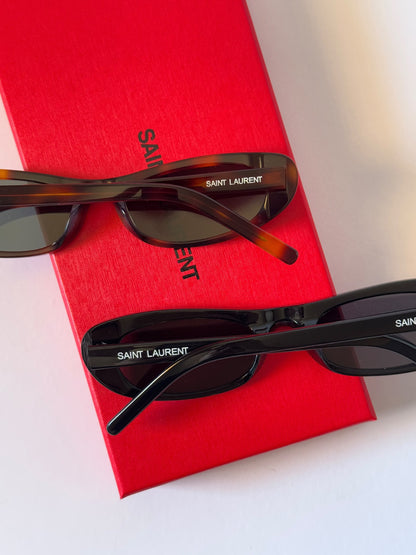 Saint Laurent Sunglasses - Tortoise & Brown