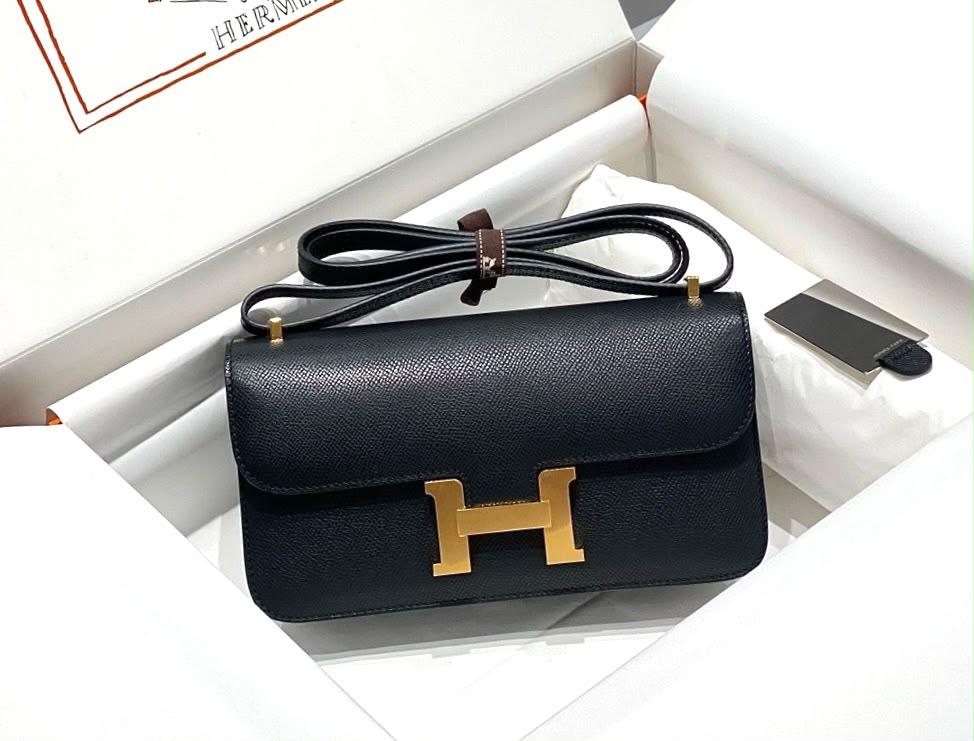 Hermès Shoulder Bag H Clasp - Black