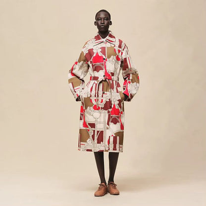 Hermès Belted Trench Coat - Multi