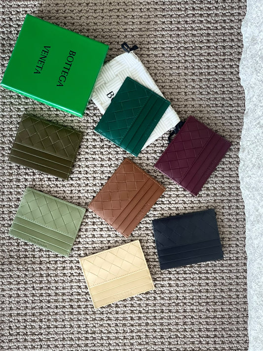 Bottega Veneta Card Holder - Dark Green