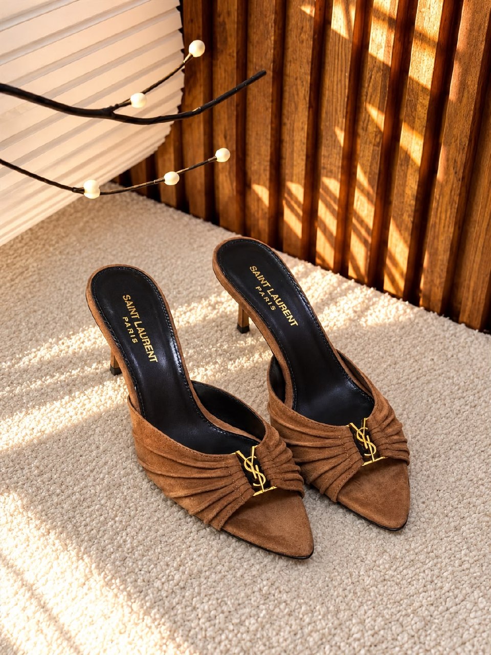 YSL Heels - Brown