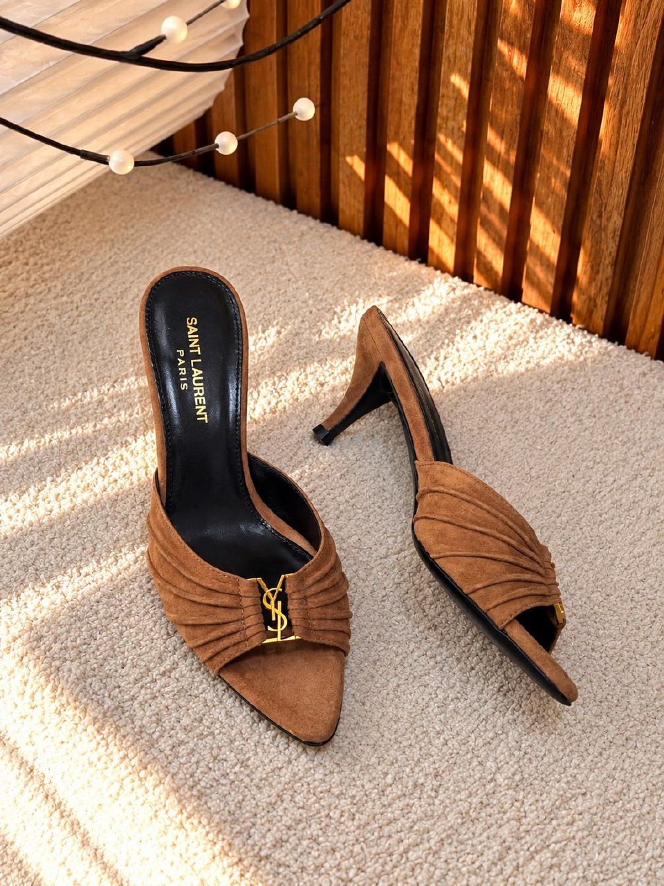 YSL Heels - Brown