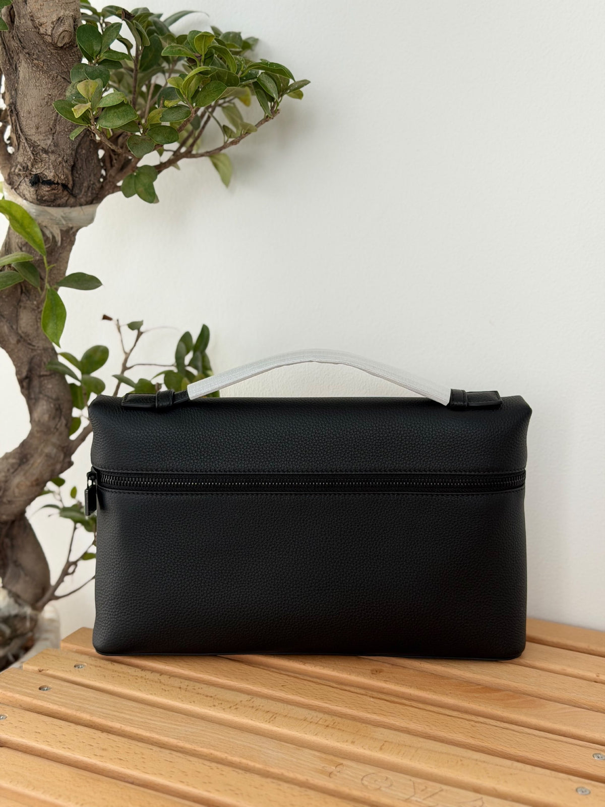Loro Piana Top-Handle Laptop Bag - Black
