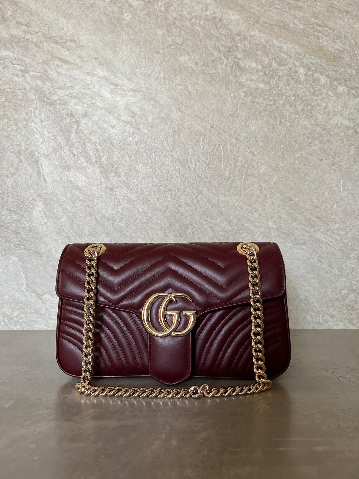 Gucci Shoulder Bag - Burgundy