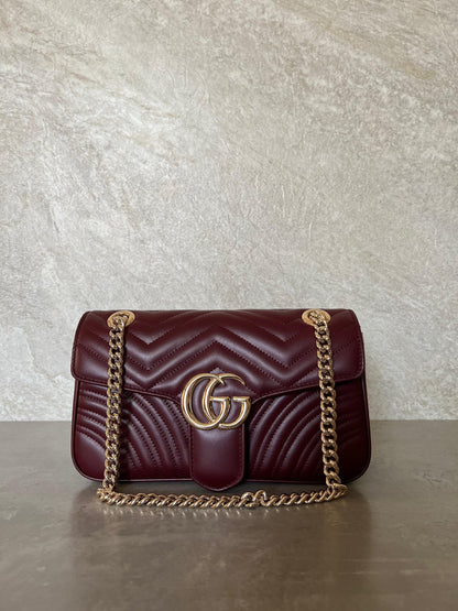 Gucci Shoulder Bag - Burgundy