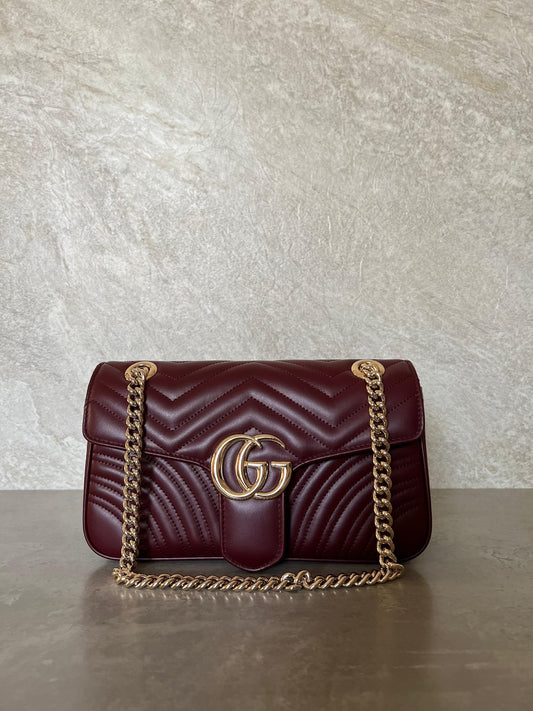 Gucci Shoulder Bag - Burgundy