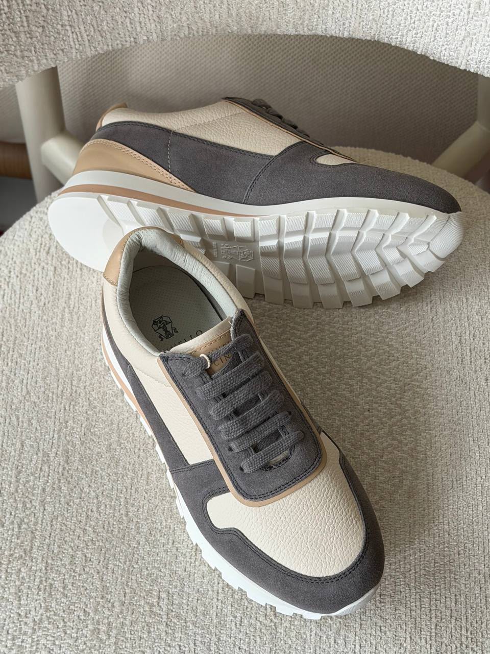 Brunello Cucinelli Sneakers - White & Grey