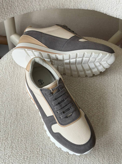 Brunello Cucinelli Sneakers - White & Grey