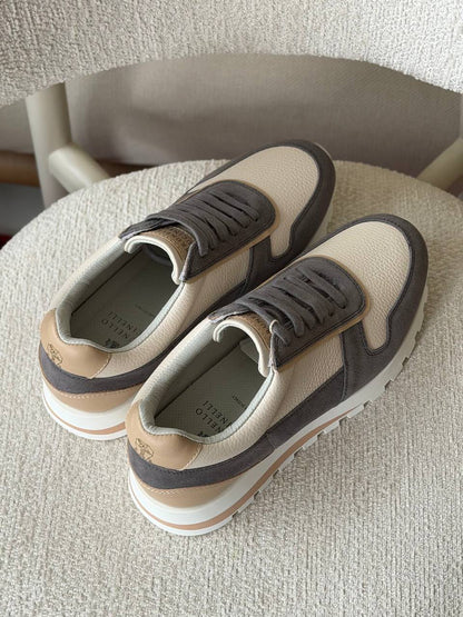 Brunello Cucinelli Sneakers - White & Grey