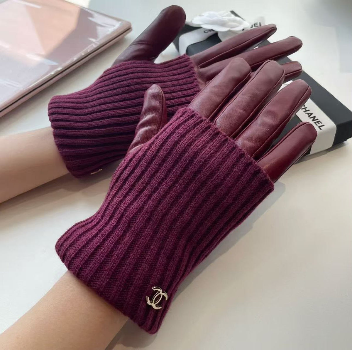 Chanel Gloves - Burgundy