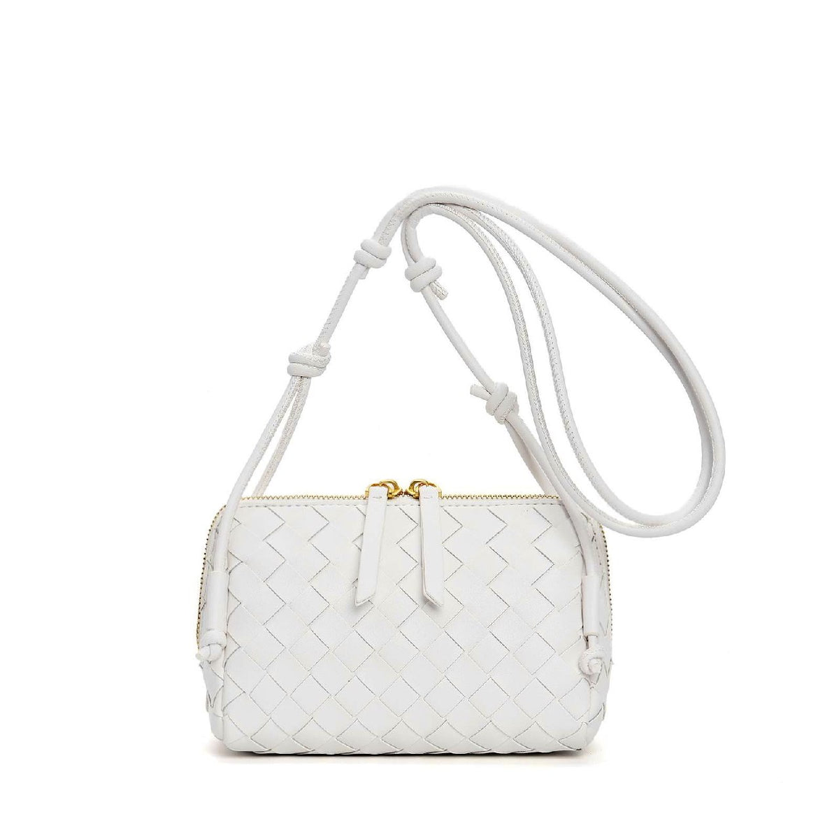 Bottega Crossbody Bag - White
