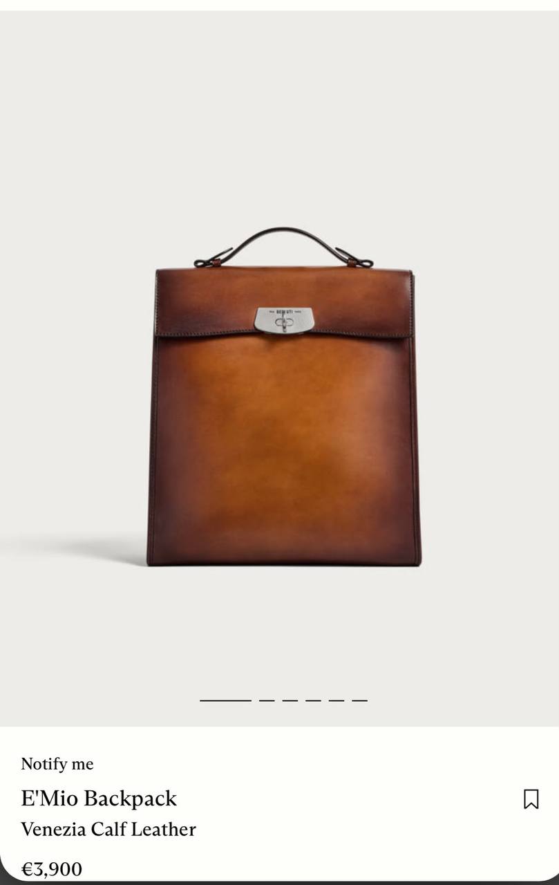 Berluti Backpack Bag - 