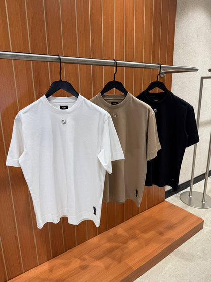 Fendi T-Shirt - Beige, Black, White