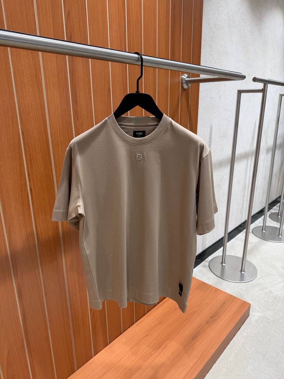 Fendi T-Shirt - Beige, Black, White