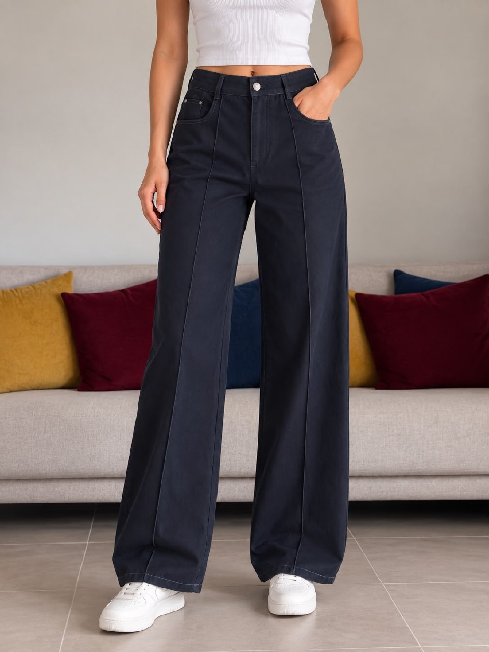 Hermès Pants - Navy, Orange