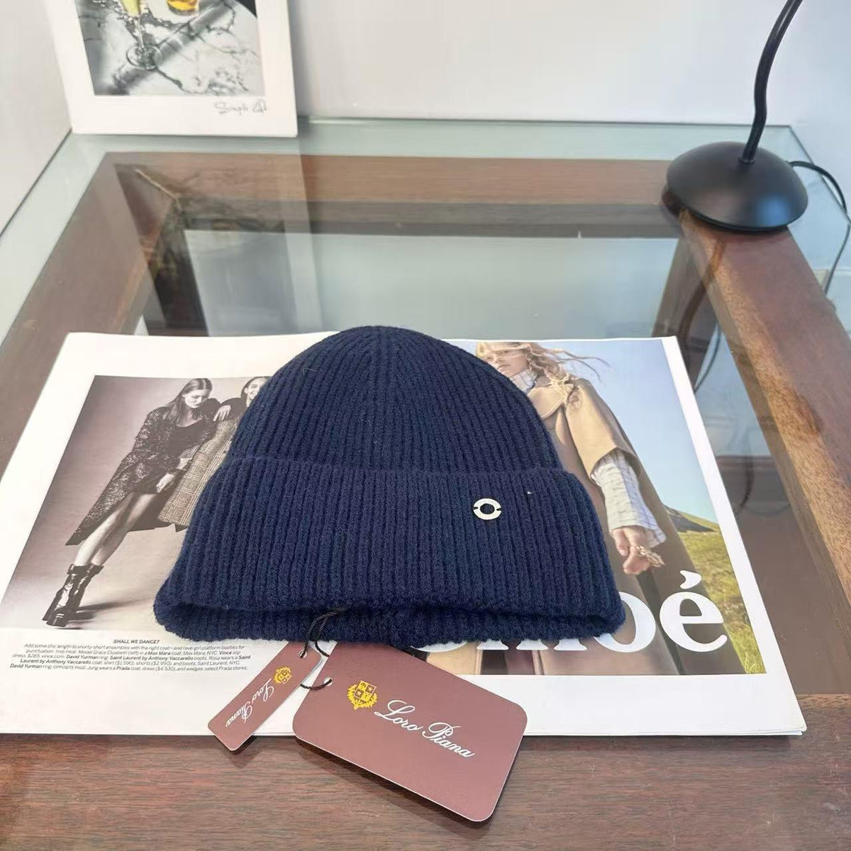 Loro Piana Beanie - Navy