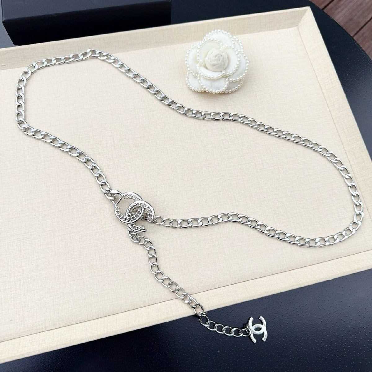 Chanel Chain Belt - Silver
