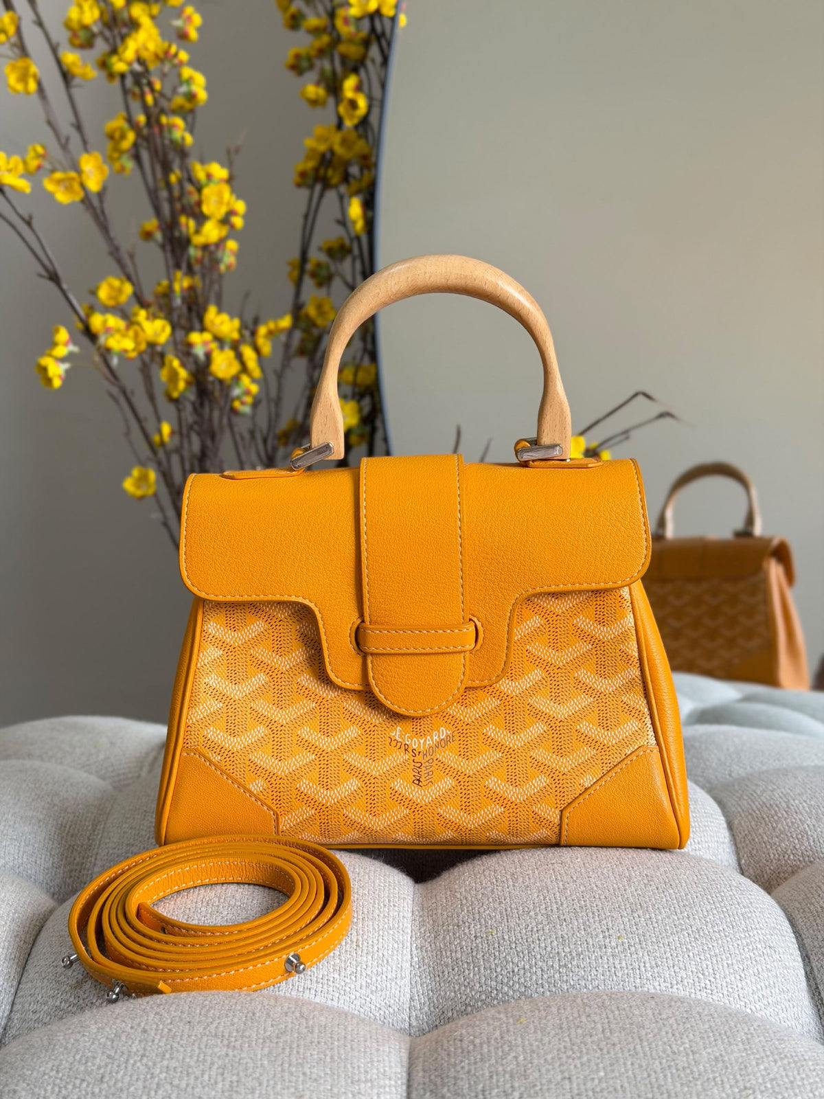 Goyard Handbag - Black, Brown, Dark Grey, Orange, White, Red, Burgundy