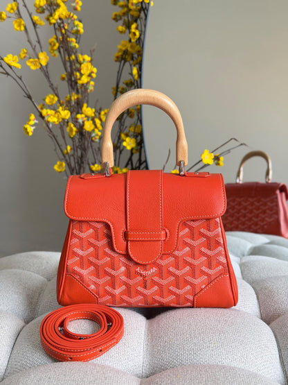 Goyard Handbag - Black, Brown, Dark Grey, Orange, White, Red, Burgundy