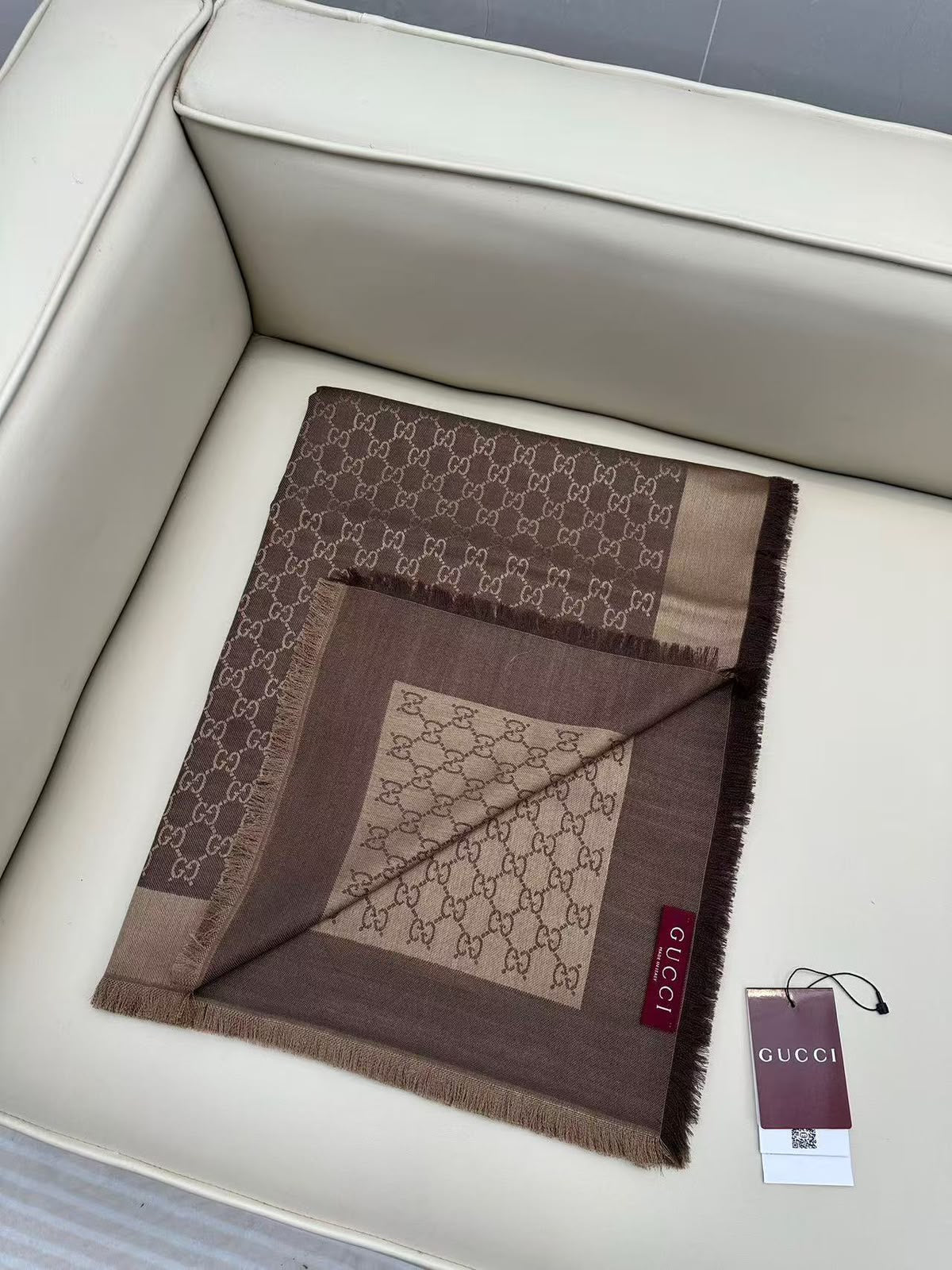 Gucci Scarf - Brown