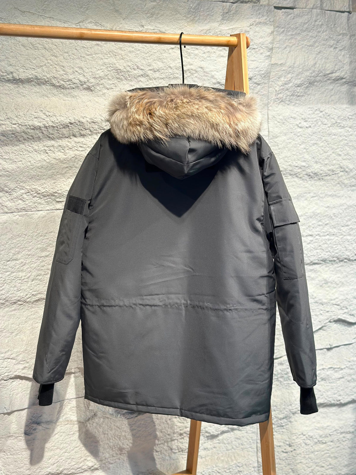 Canada Goose Hooded Jacket - Dark Grey
