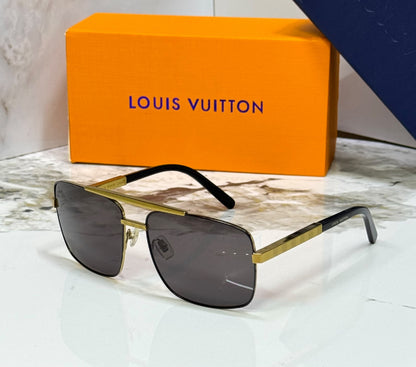 Louis Vuitton Sunglasses - Black/Gold & Grey