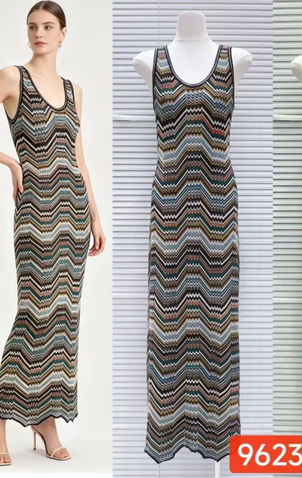Missoni Fine-Zigzag Dress - Multi