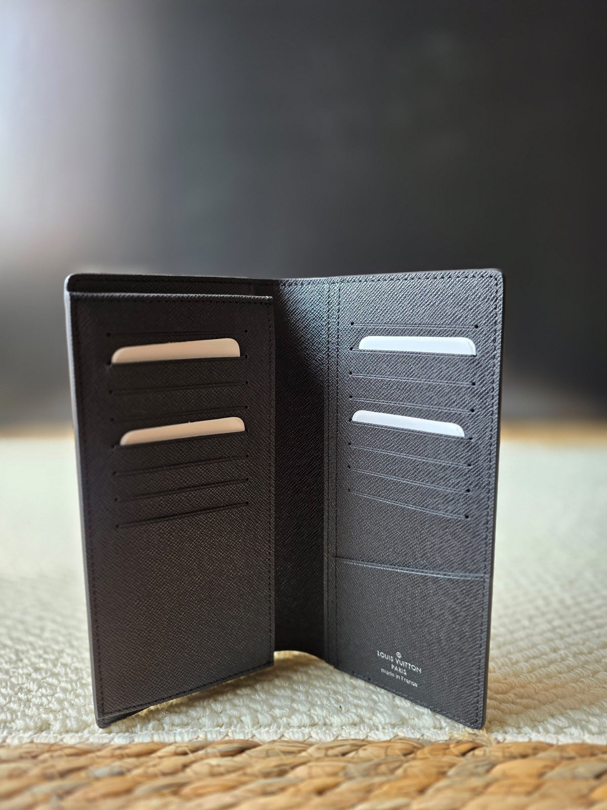Louis Vuitton Brazza Monogram Wallet - Black Monogram