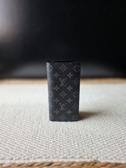 Louis Vuitton Brazza Monogram Wallet - Black Monogram