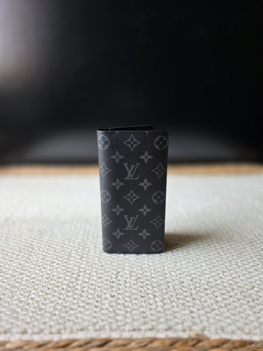 Louis Vuitton Brazza Monogram Wallet - Black Monogram
