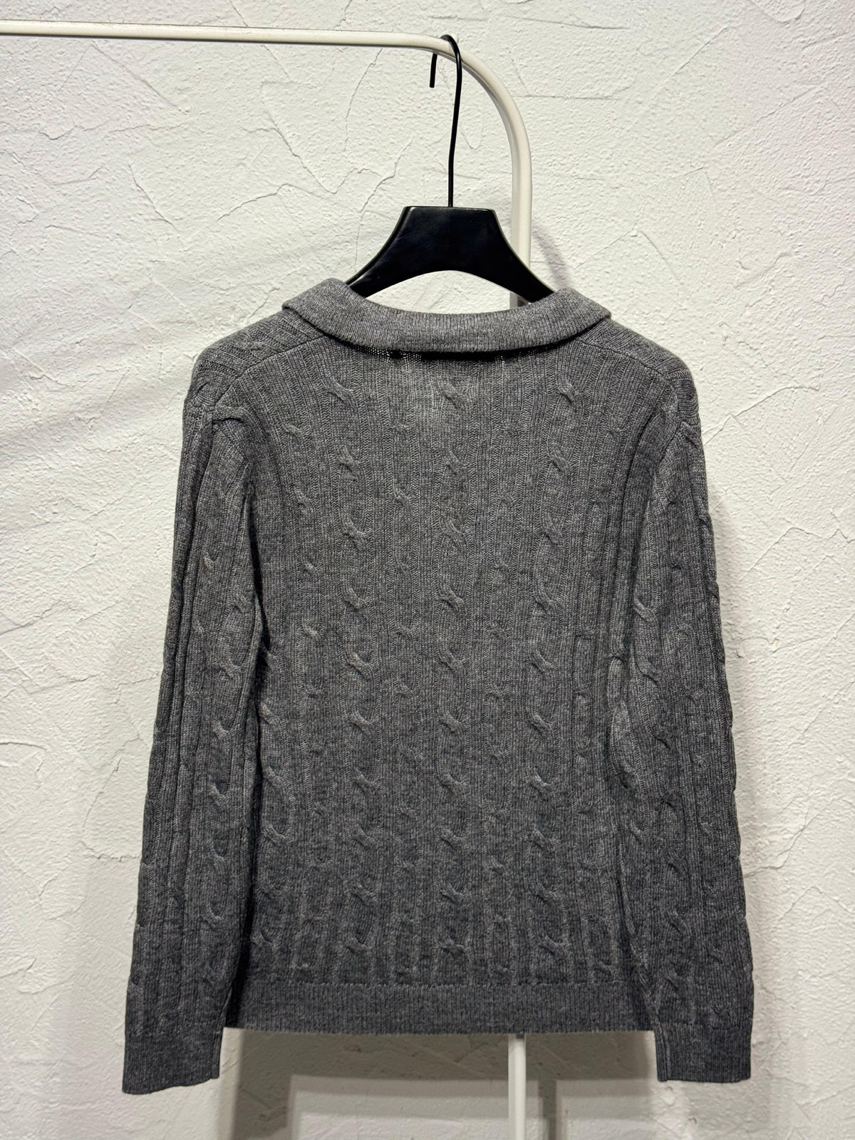 Loro Piana Polo Sweater - Dark Grey