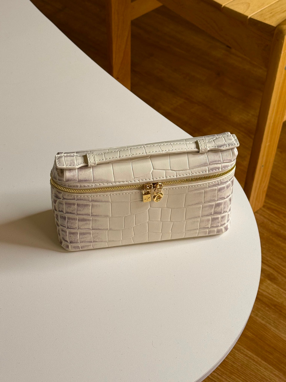 Loro Piana Handbag - Beige Embossed