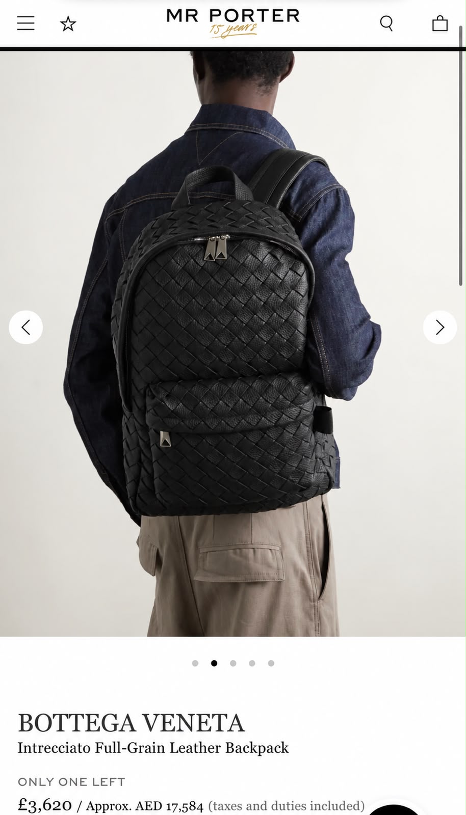 Bottega Veneta Backpack Triangle Hardware - Brown, Black