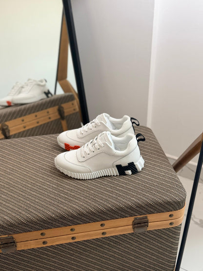 Hermès Bouncing Sneakers - White & Black, White & Red