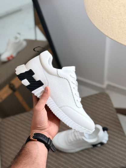 Hermès Bouncing Sneakers - White & Black, White & Red