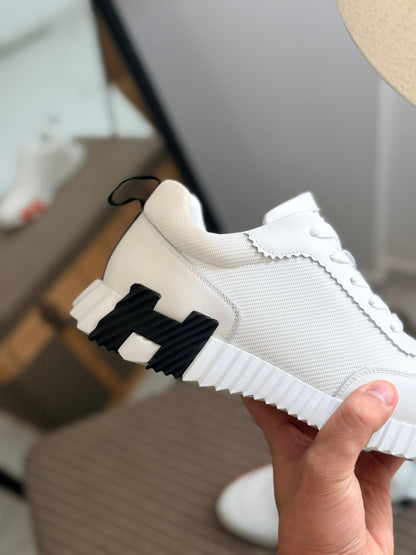 Hermès Bouncing Sneakers - White & Black, White & Red