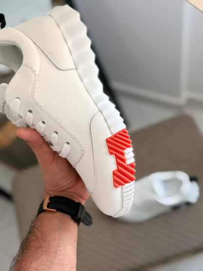 Hermès Bouncing Sneakers - White & Black, White & Red