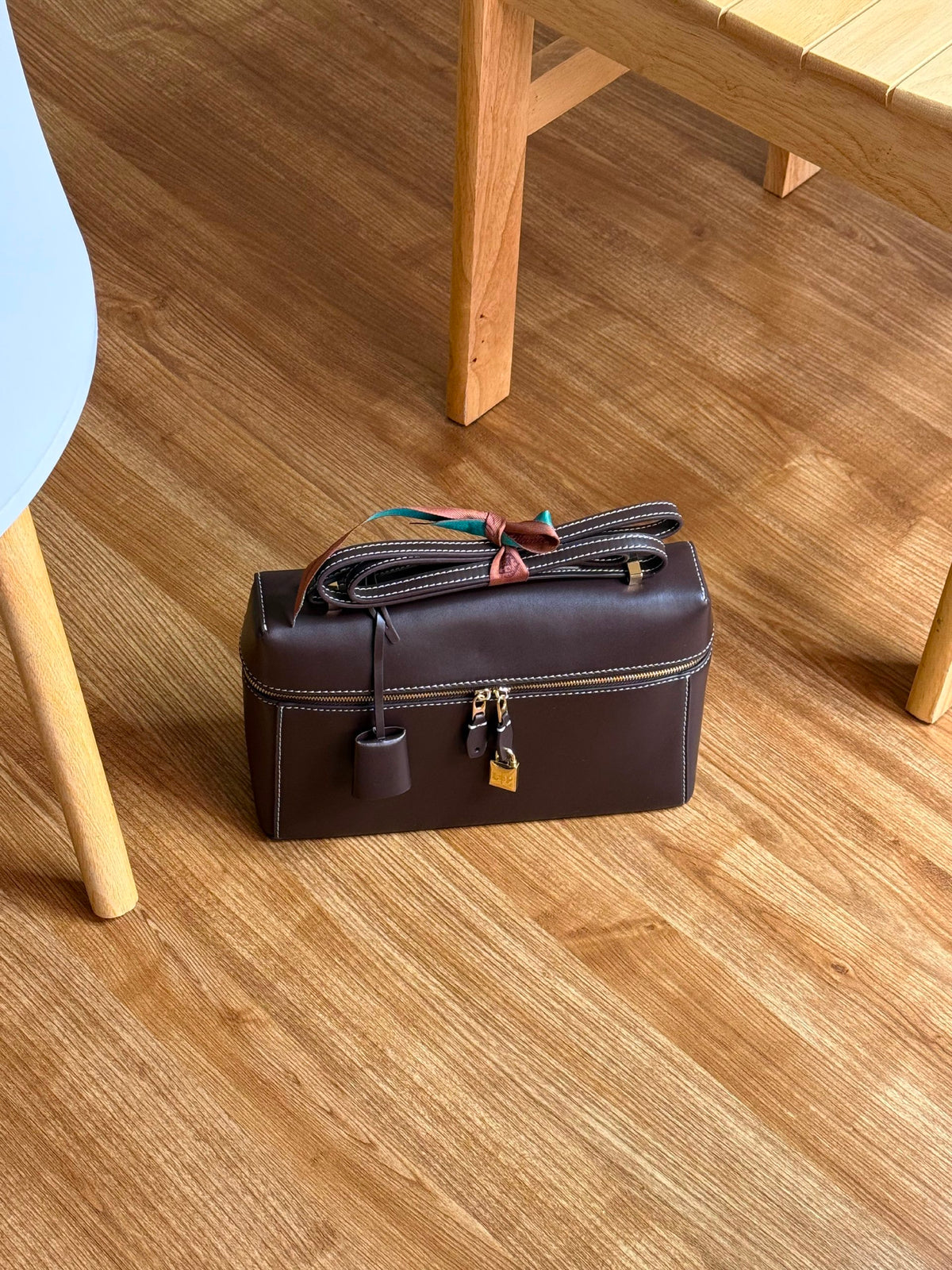 Loro Piana Makeup Bag - Brown