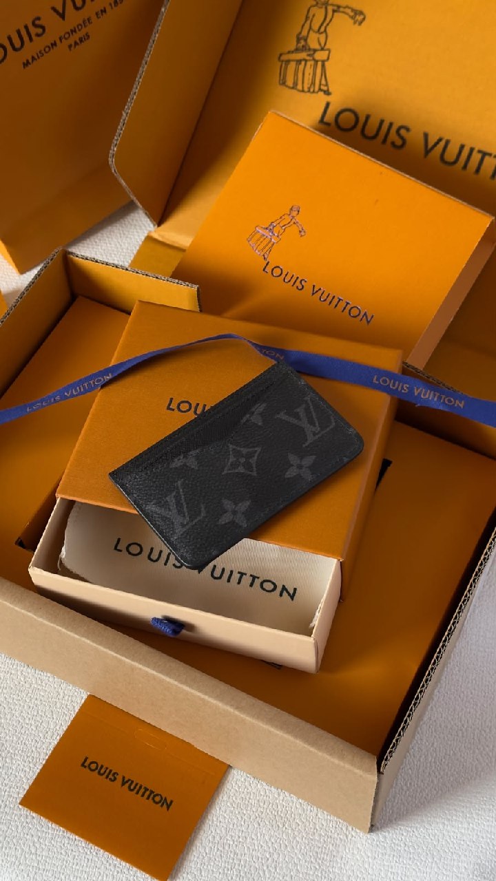 Louis Vuitton Monogram Card Holder - Black Monogram