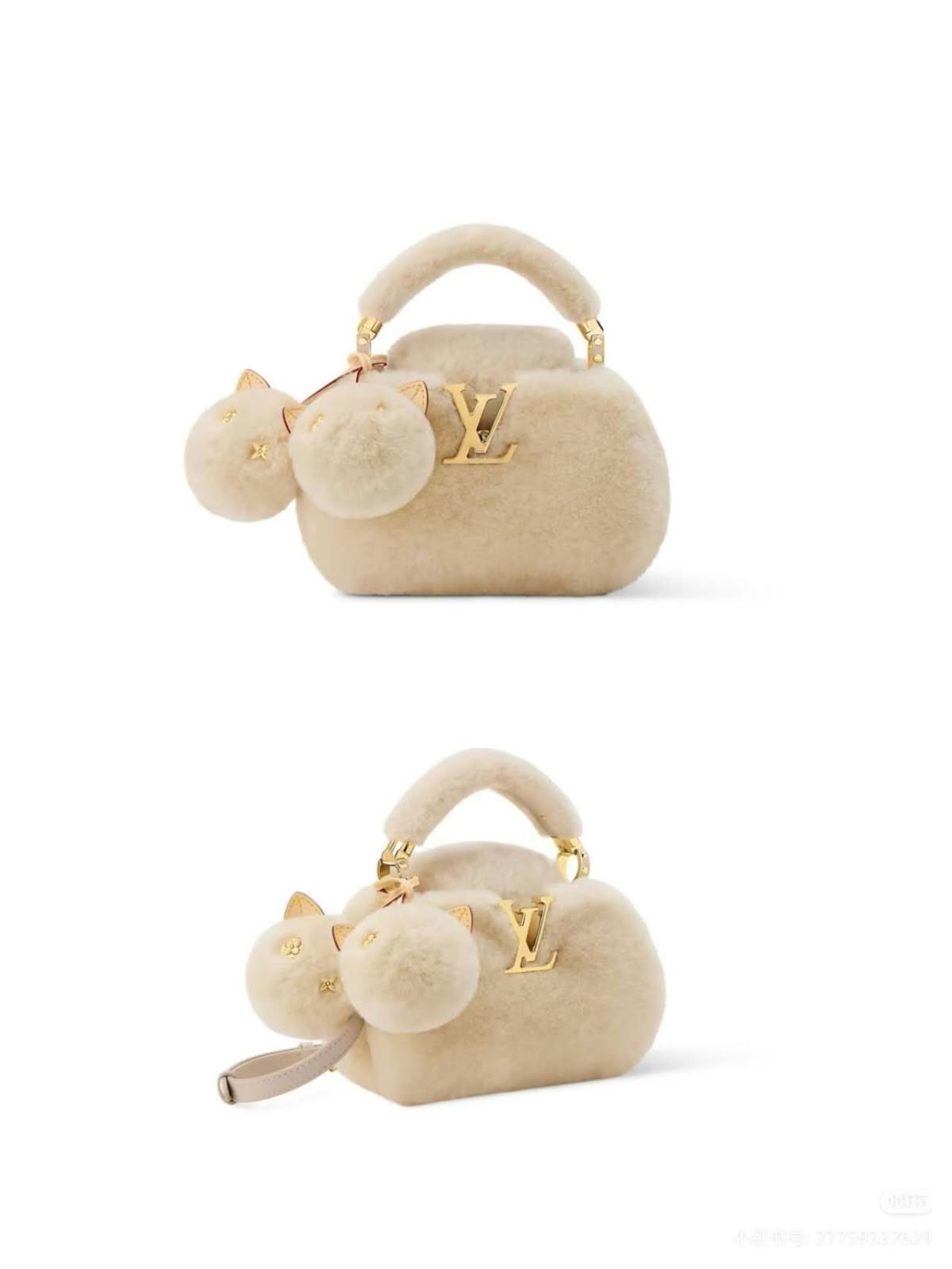 Louis Vuitton Top-Handle Handbag - Beige